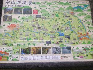 定山渓温泉マップ